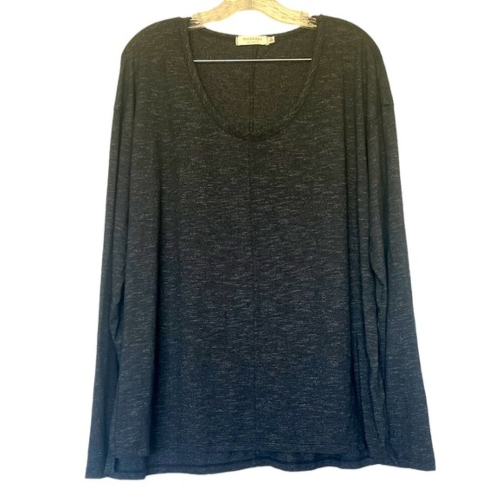 Mododoc Los Angeles Women's‎ Sz XL Dark Gray Long Sleeve Tunic